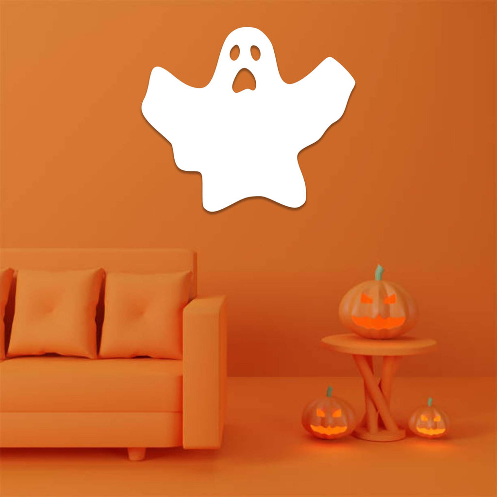 Spooky Ghost - Metal Wall Art