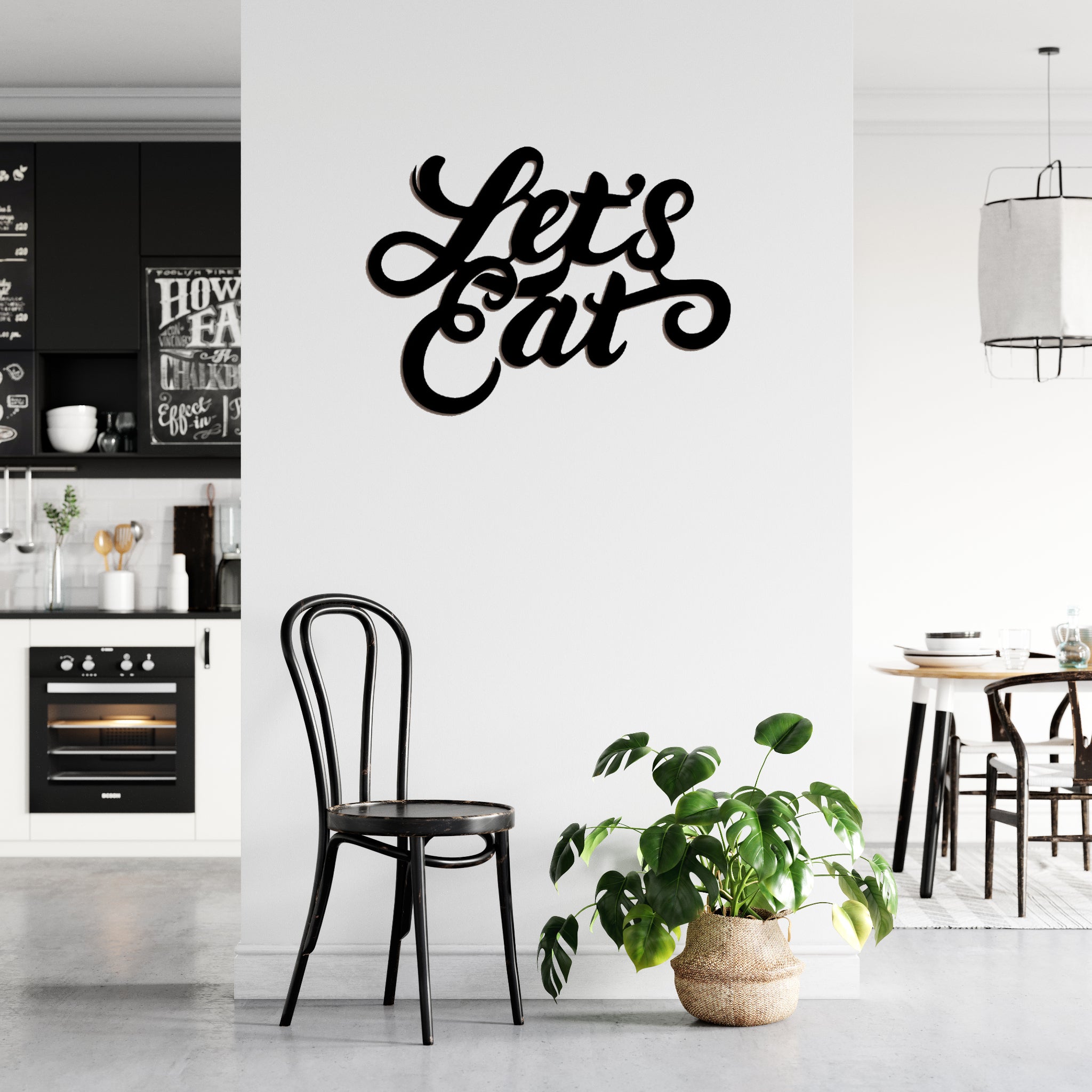 Let's Eat - Metal Wall Art