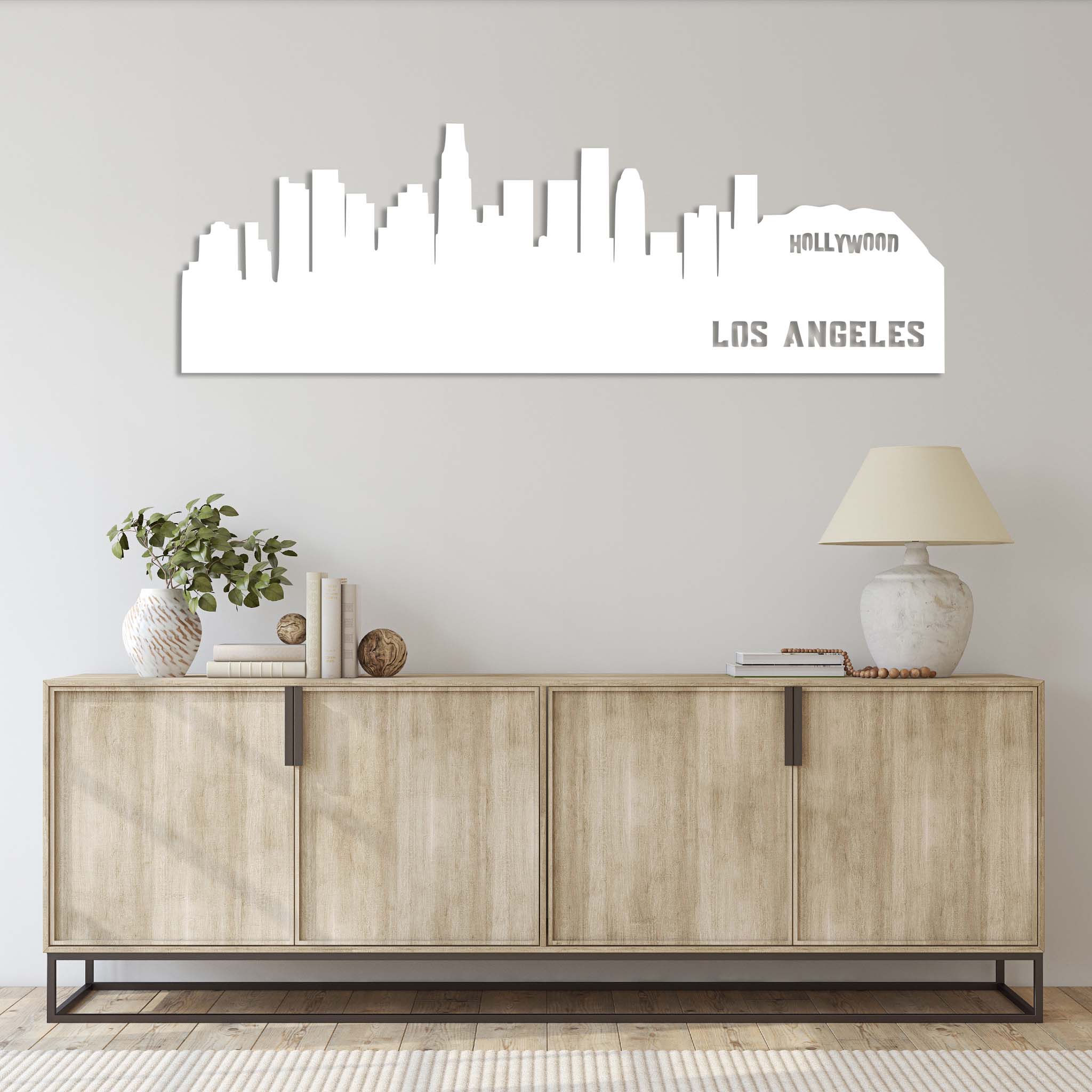 Los Angeles Skyline - Metal Wall Art