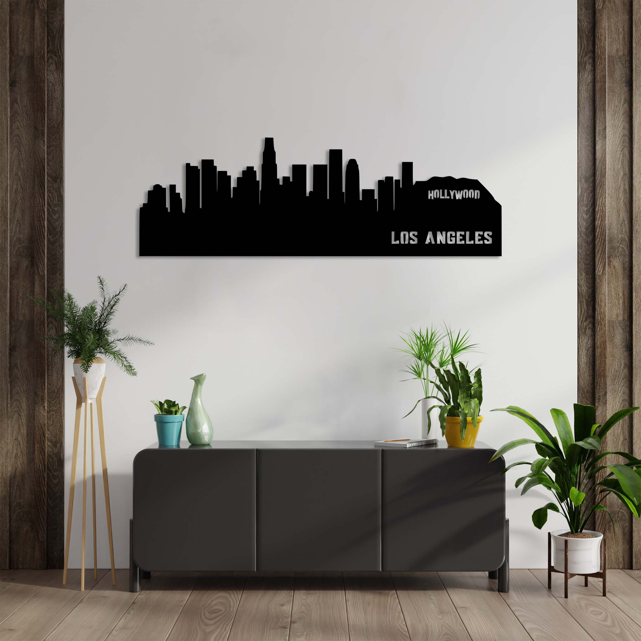 Los Angeles Skyline - Metal Wall Art