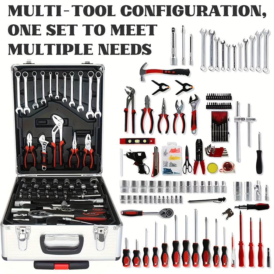 899/52PCS Professional Tool Set Portable Household & Car Repair Maintenance Kit