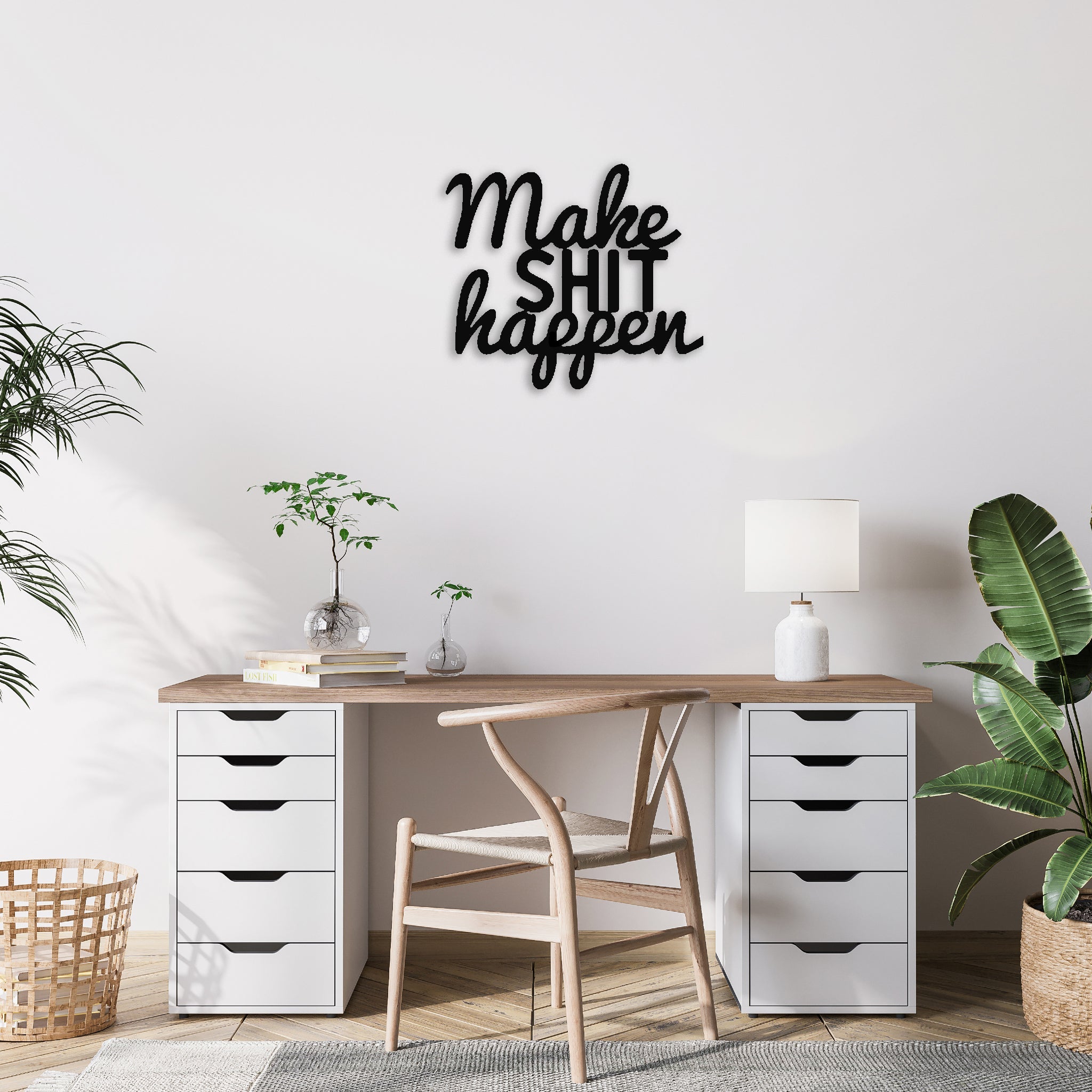 Make Shit Happen - Metal Wall Art