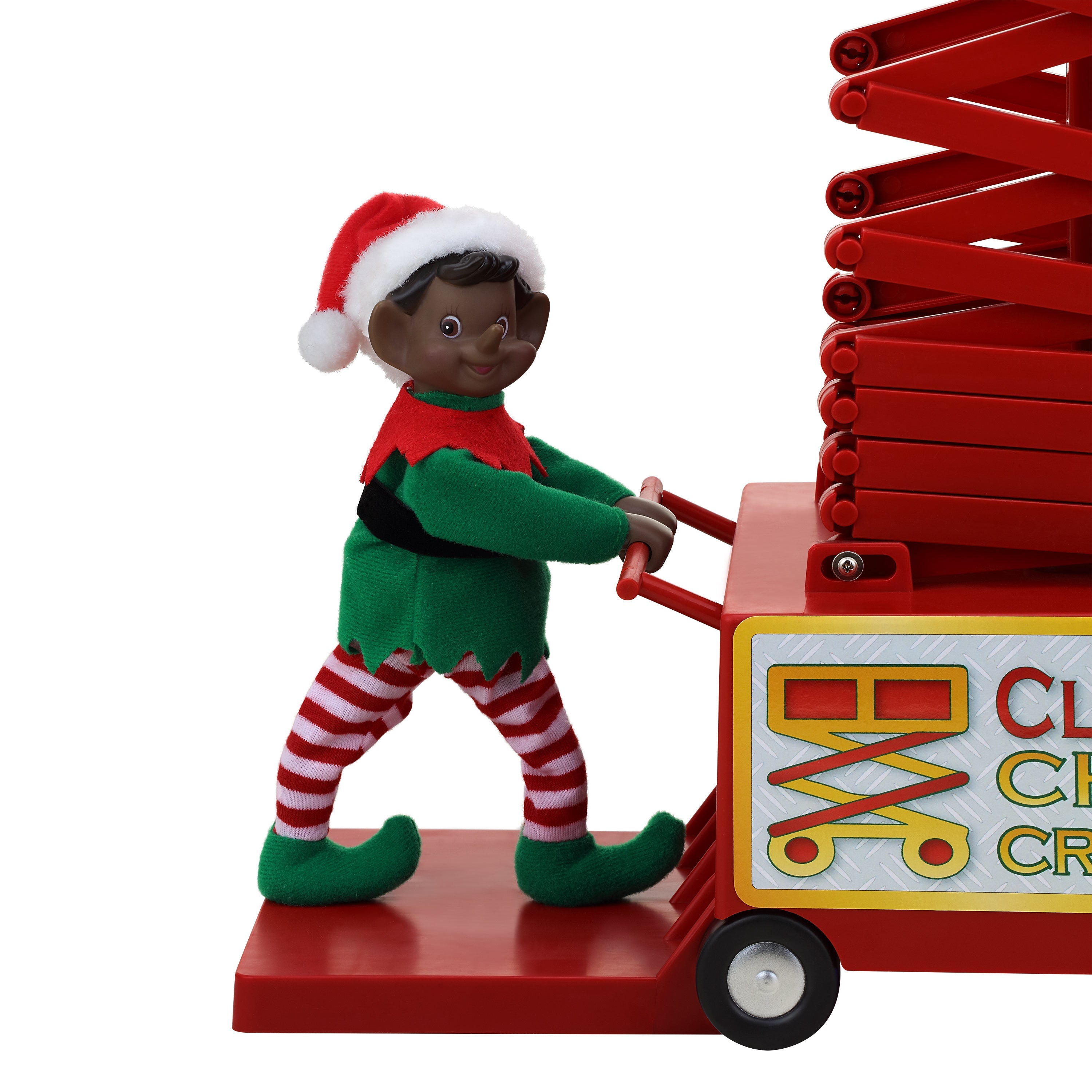 50 in. Animated and Musical Lift - Black Santa
