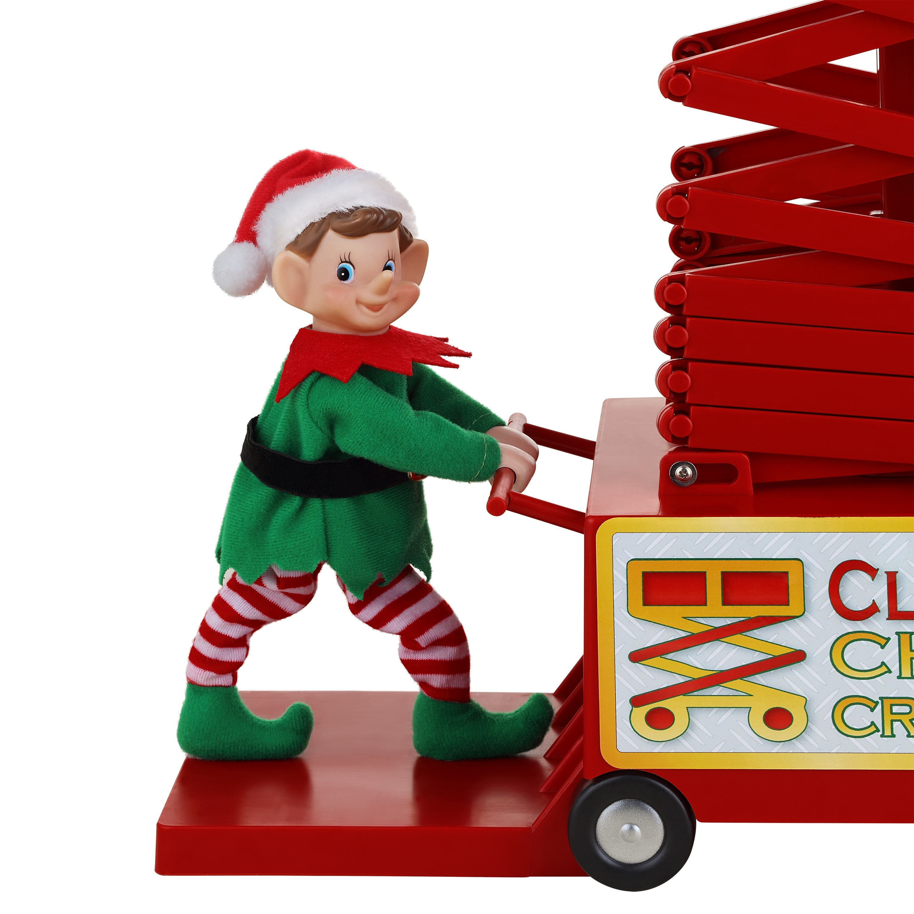 50 in. Animated and Musical Lift - White Santa