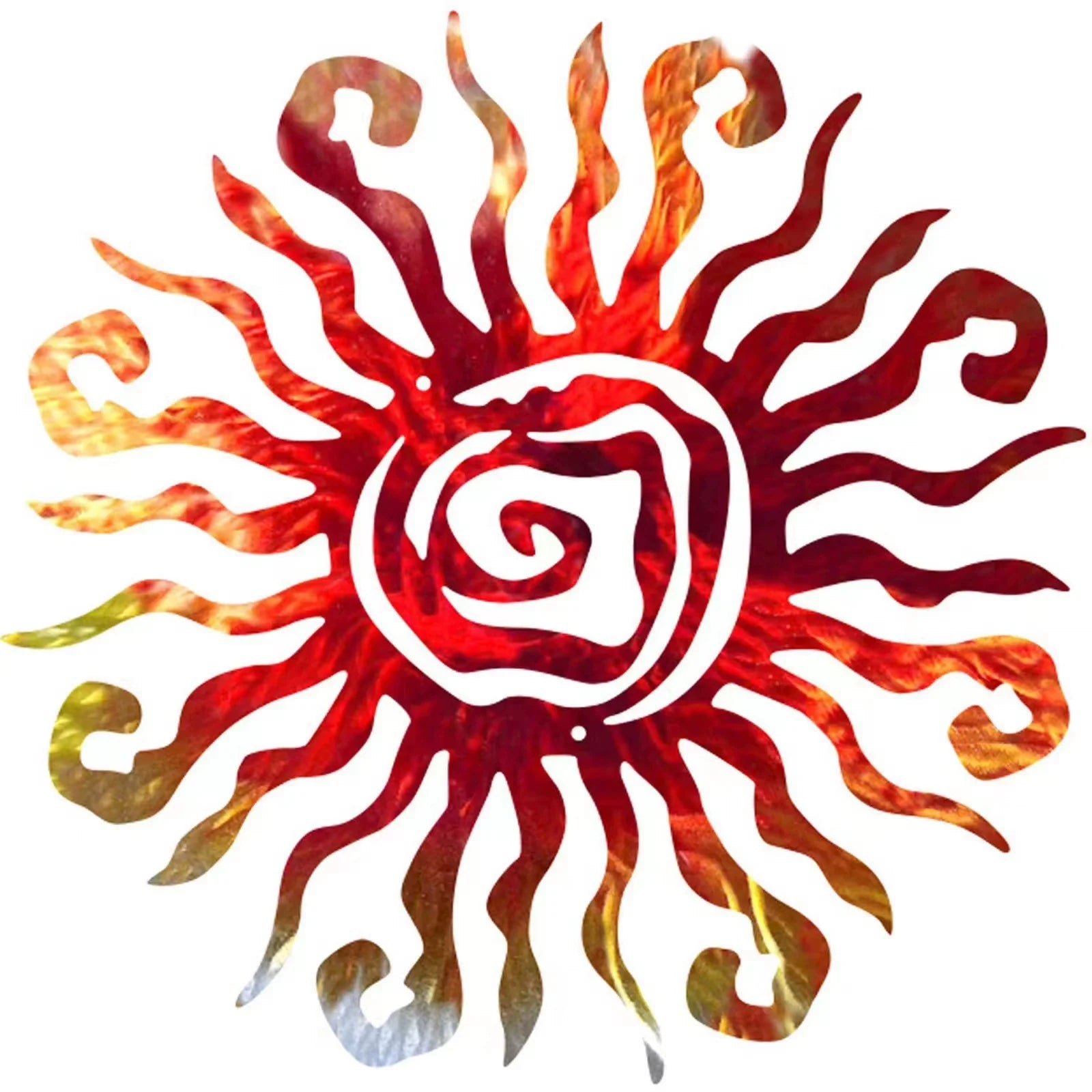 Wacky Sun Metal Wall Art