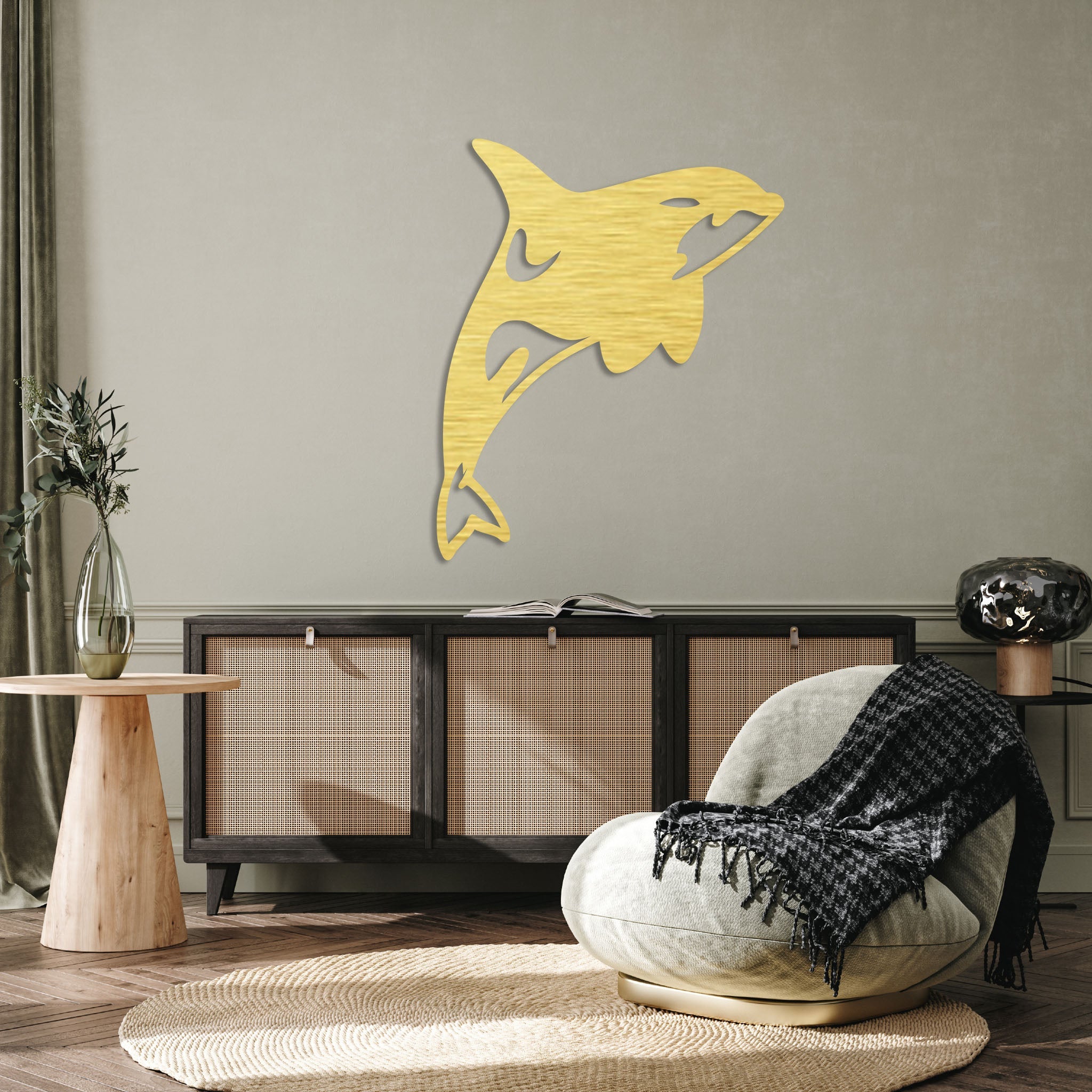 Orca Whale - Metal Wall Art