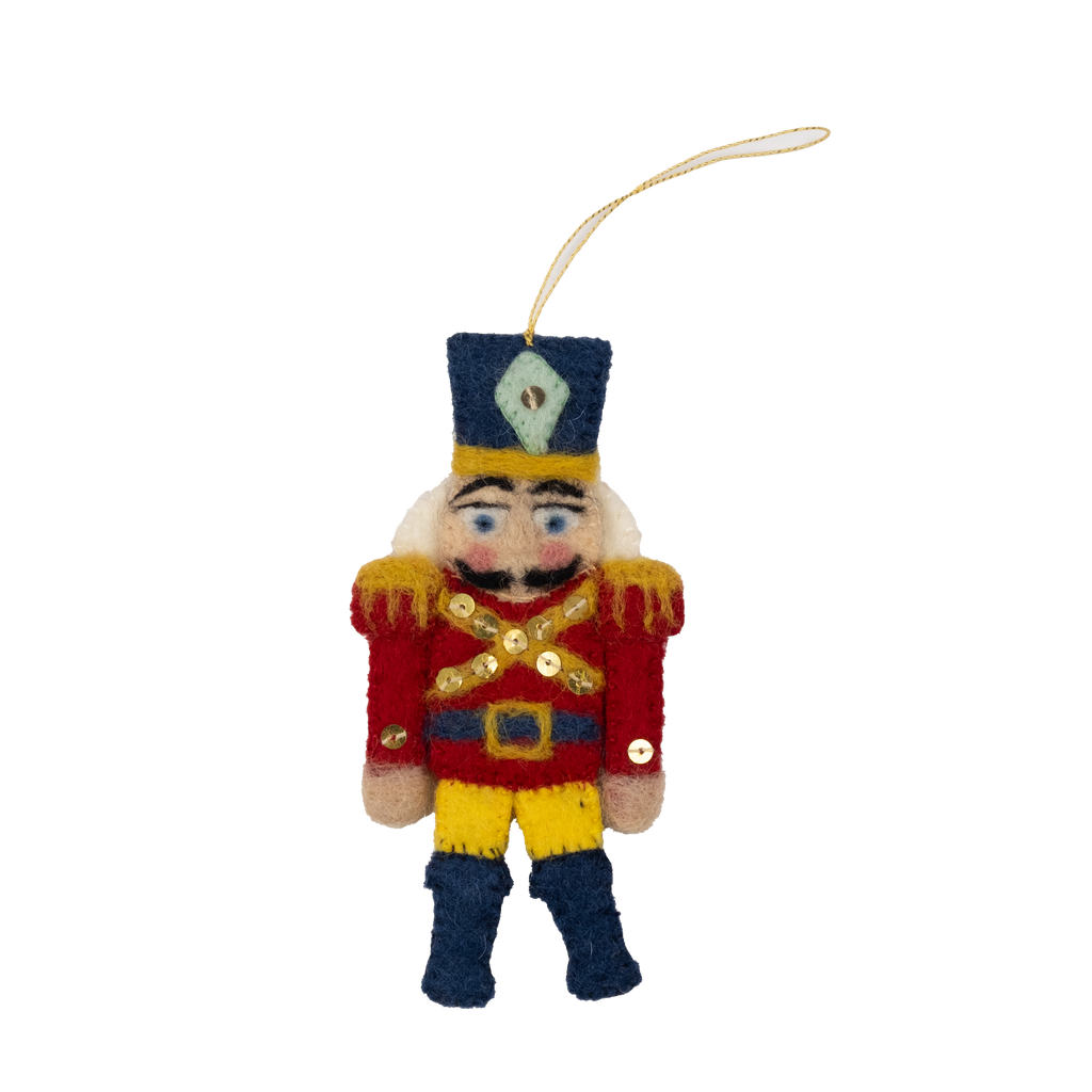 Felt Nutcracker Ornament