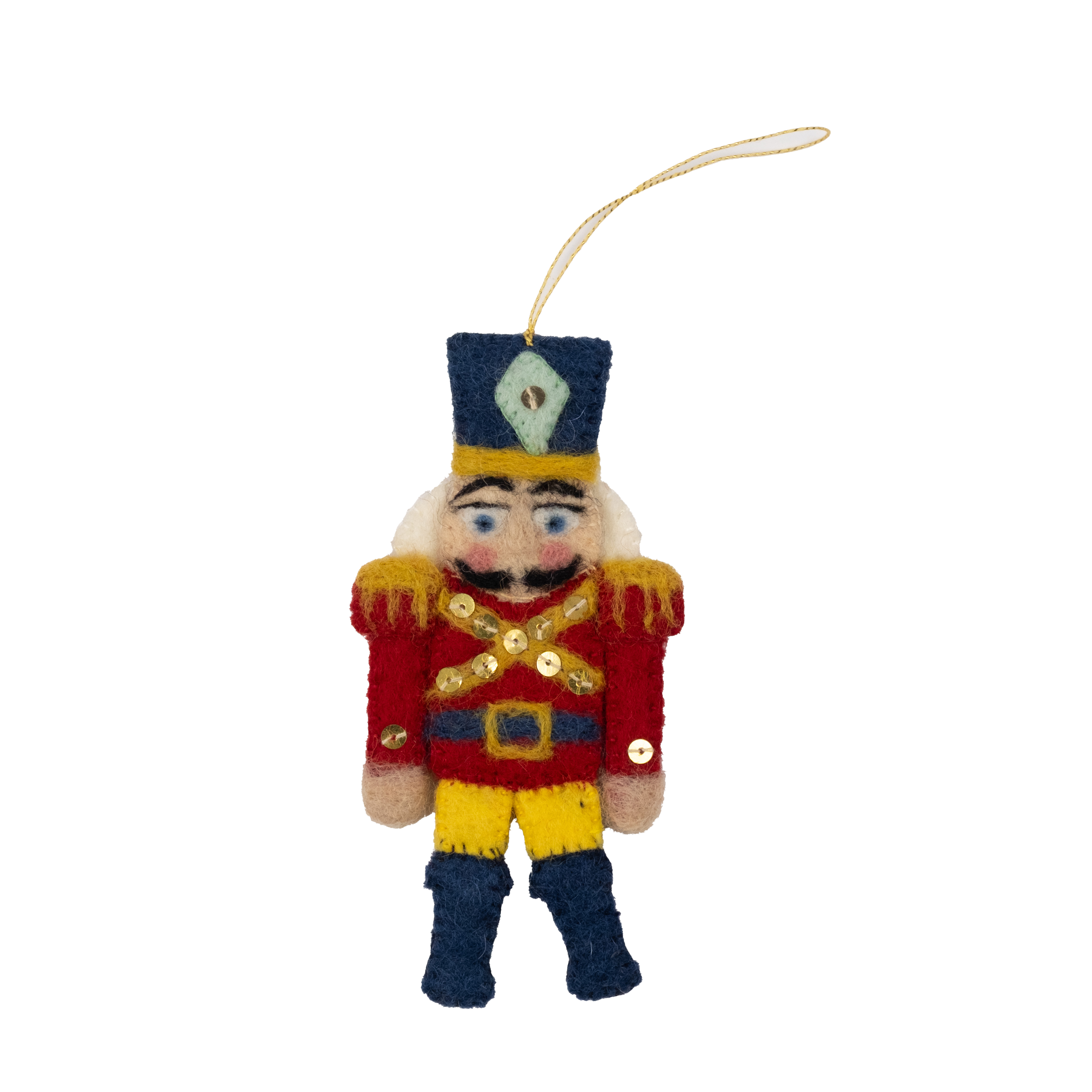 Felt Nutcracker Ornament