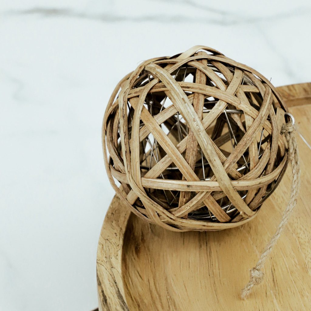 Natural Rattan Ornament