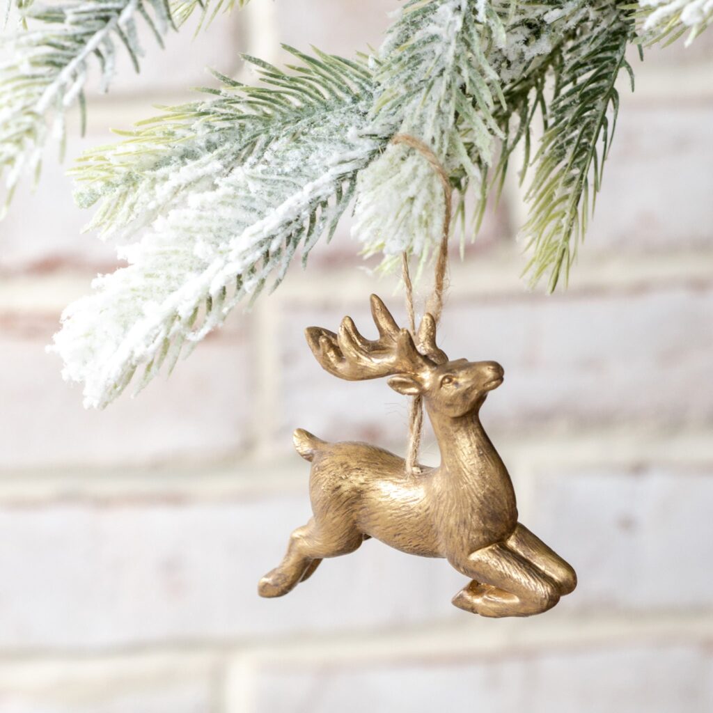 Resin Deer Ornament