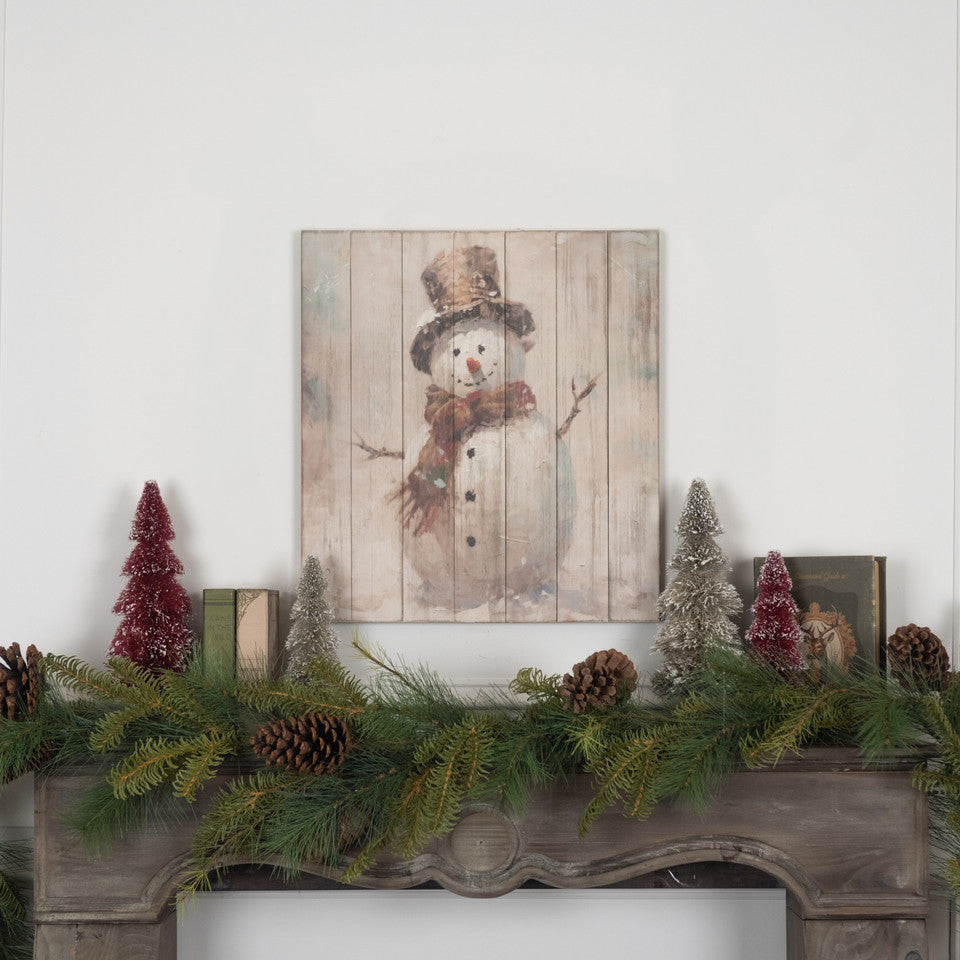 Cheerful Snowman Print