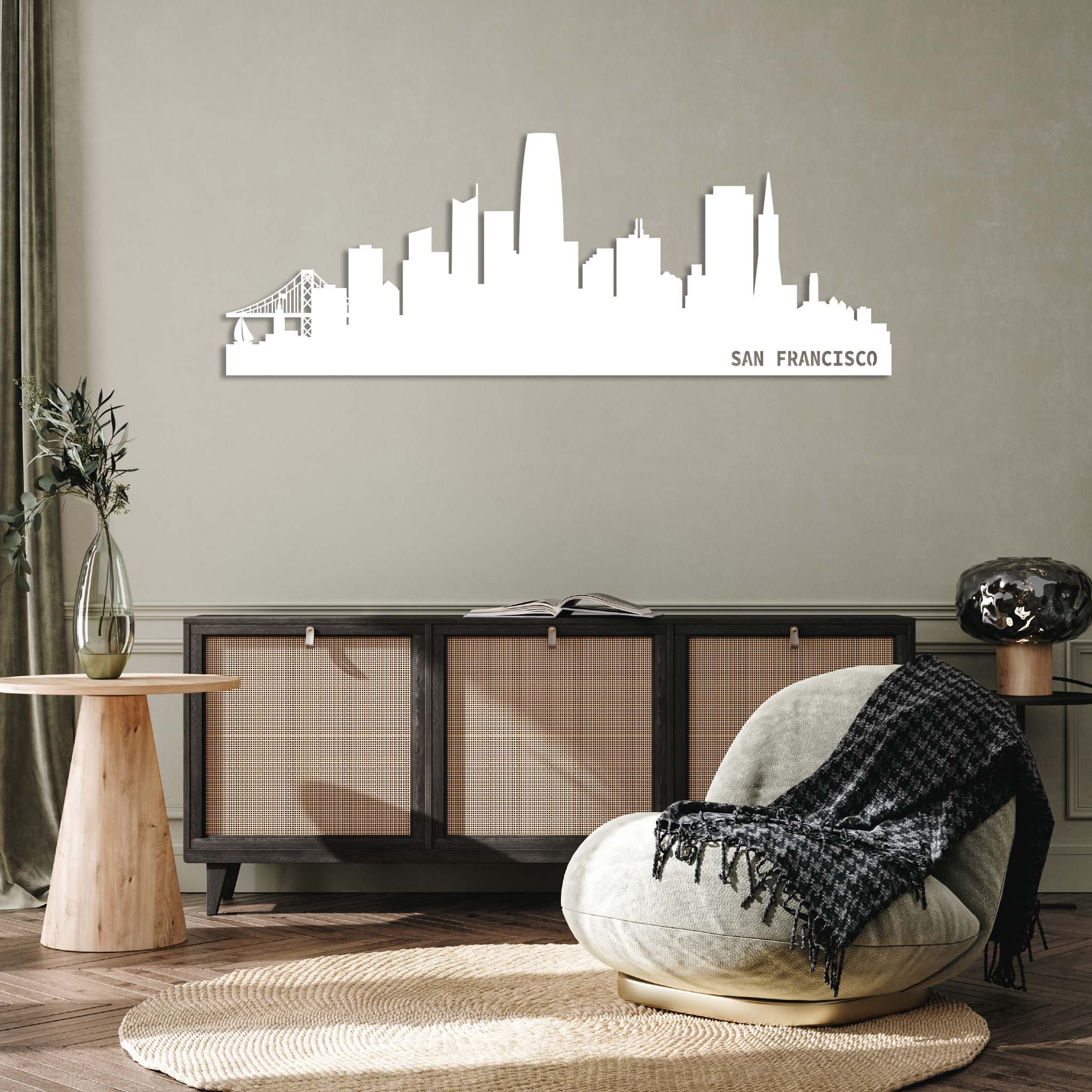 San Francisco Skyline - Metal Wall Art