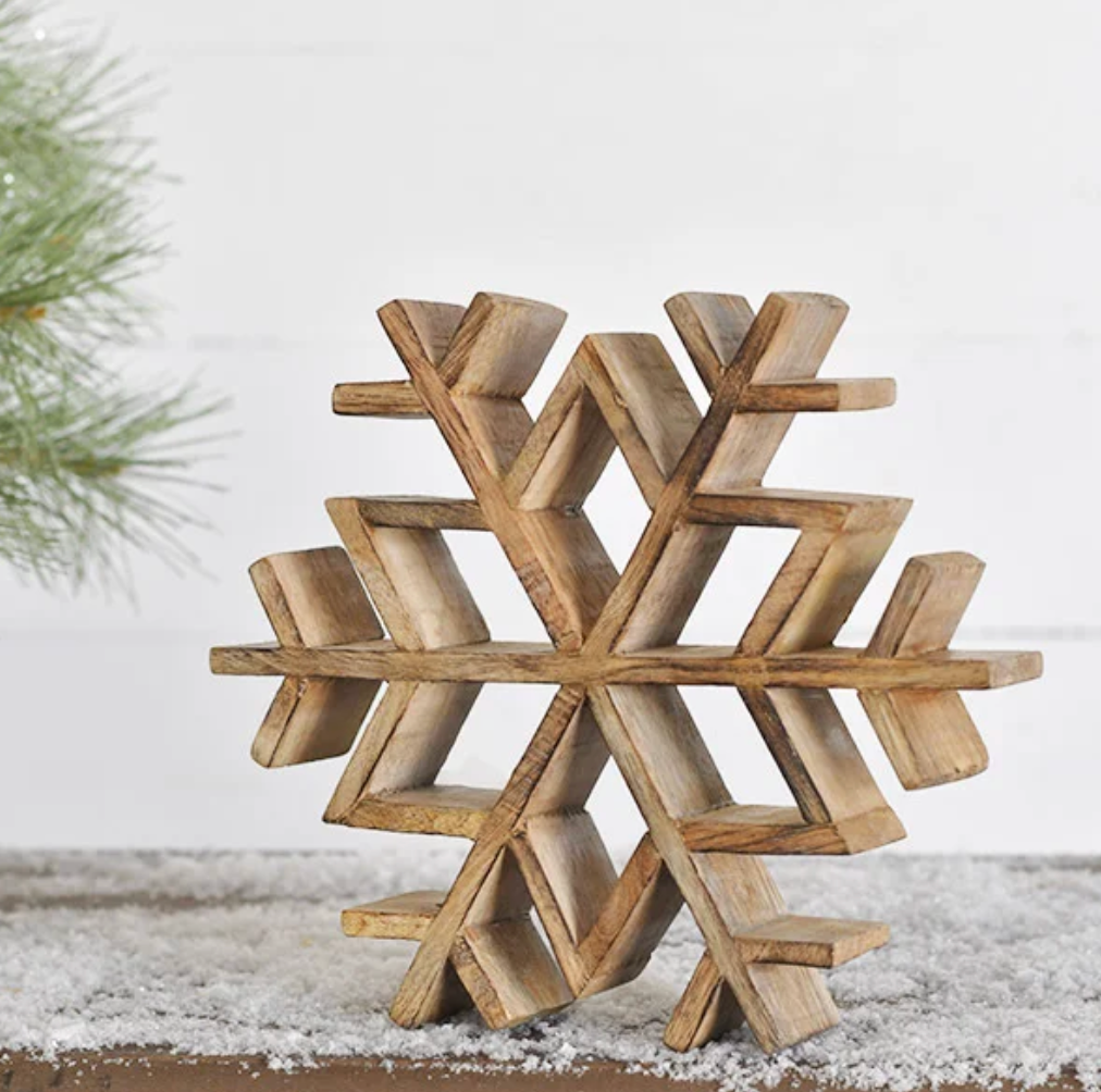 Wood Snowflake