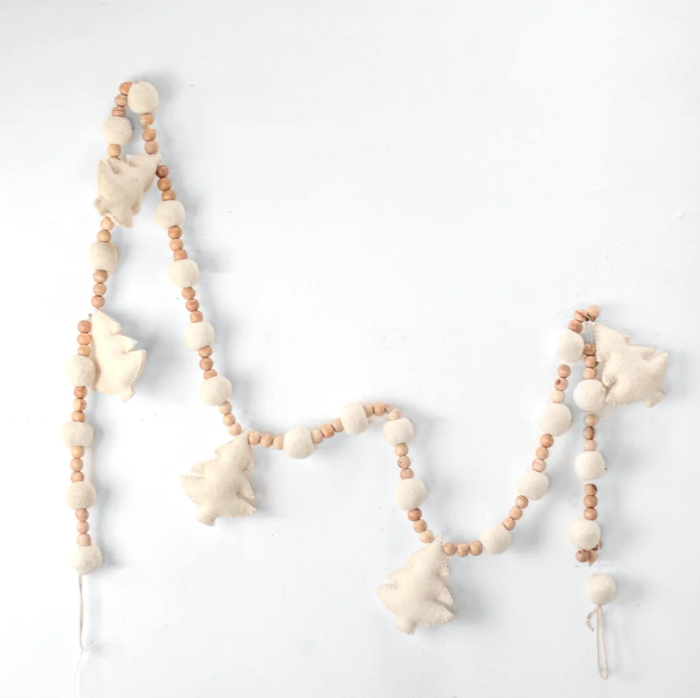 Felt Tree Garland