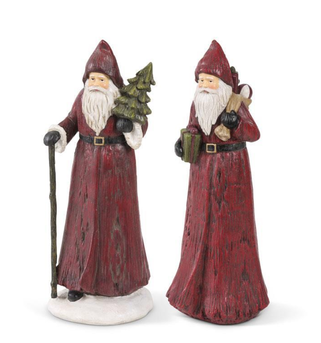 Vintage Resin Santa