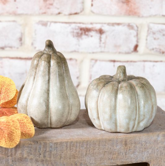 Green Tone Pumpkin + Gourd