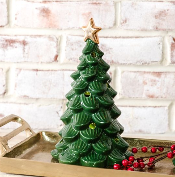 Green LED Tree with Star