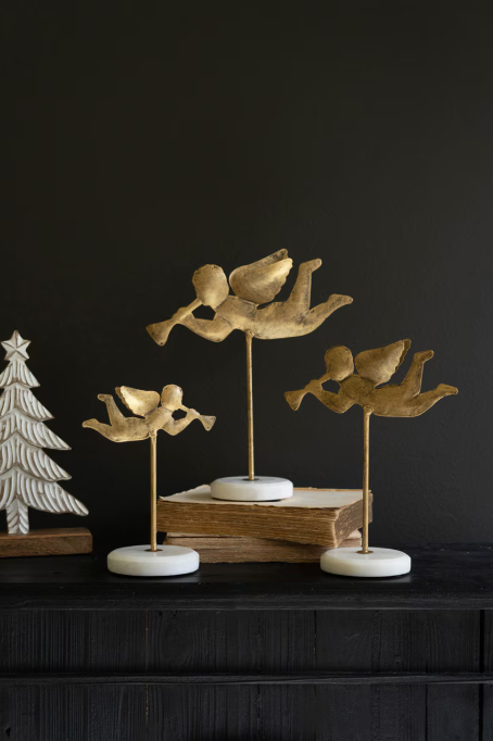 Tabletop Angels on Marble Basesz