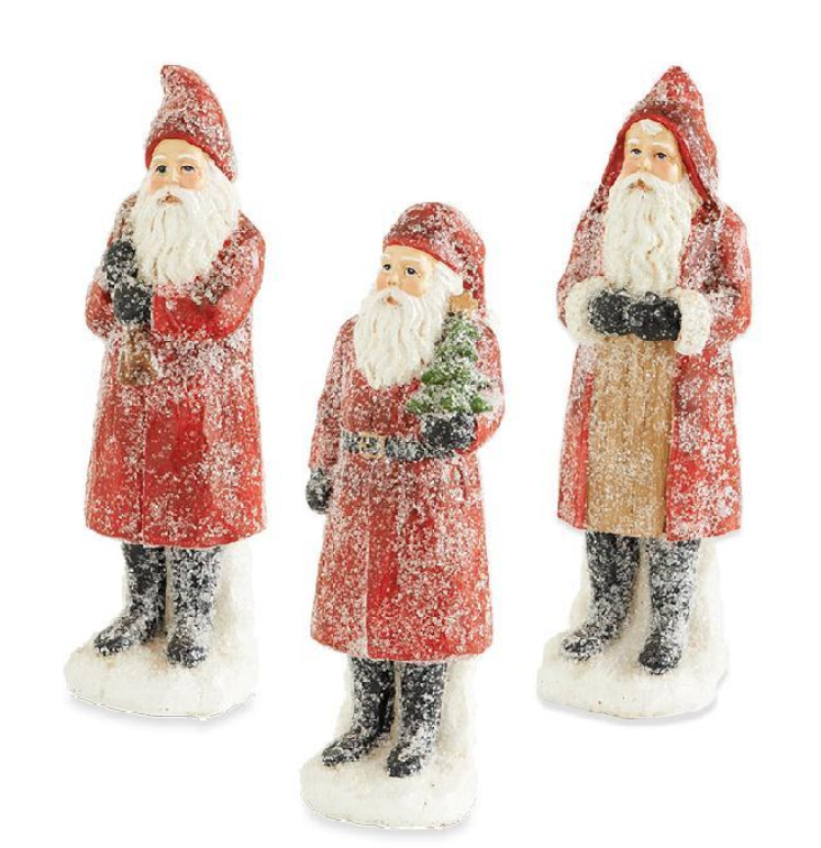 Sugared Santa Figurine