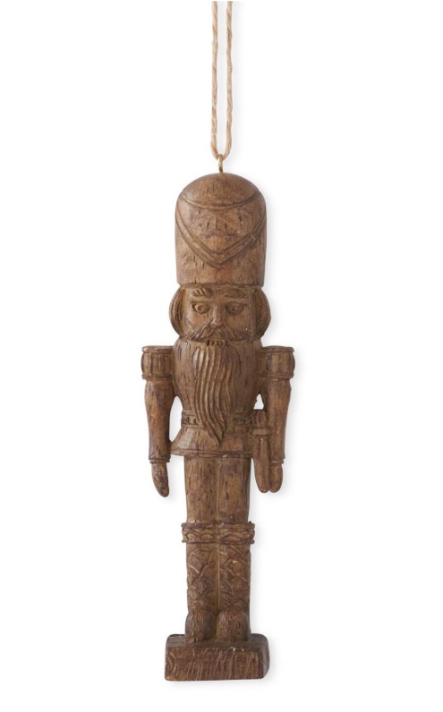 Woodgrain Soldier Ornament