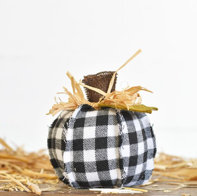 Buffalo Plaid Pumpkin