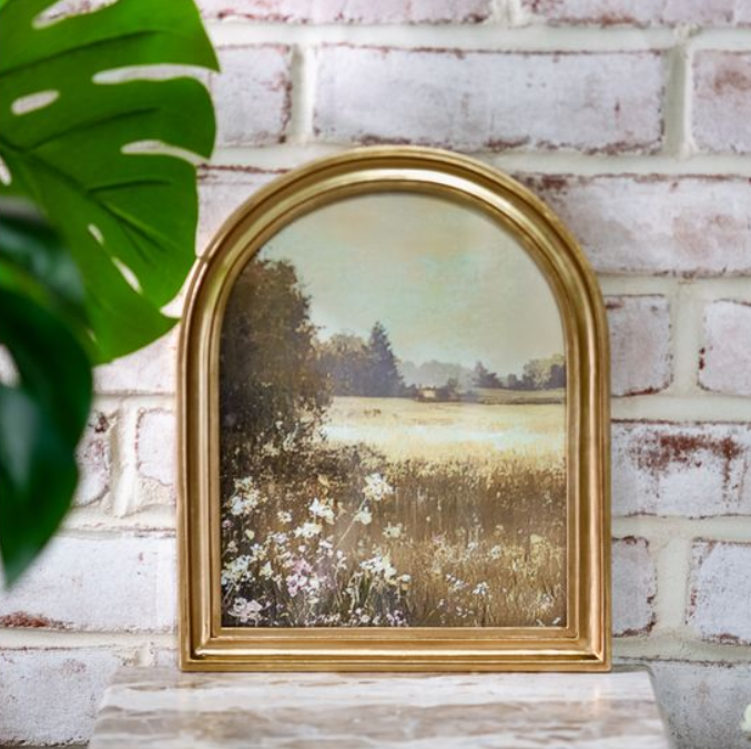 Arched Gold Frame Landscape