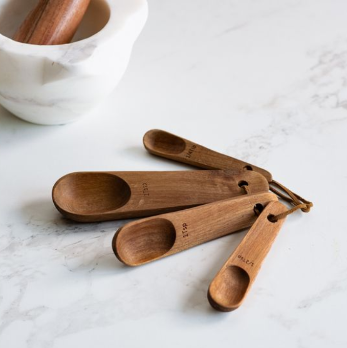 Acacia Wood Measuring Spoons