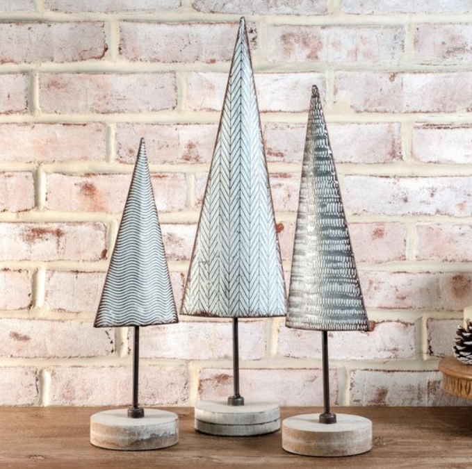 Gold & White Christmas Trees