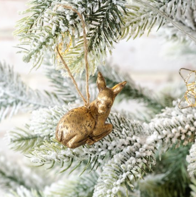 Laying Deer Ornament