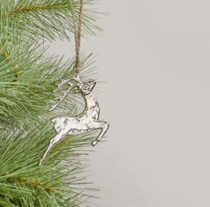 Metal Deer Ornament