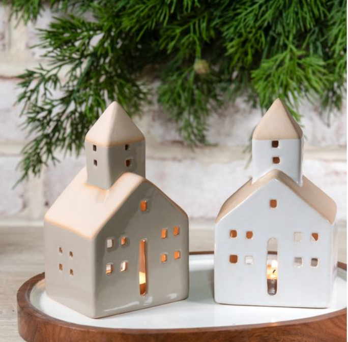 Beige + White Mini House Decor