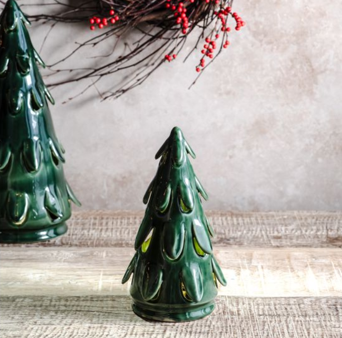 Dark Green Stone Tree
