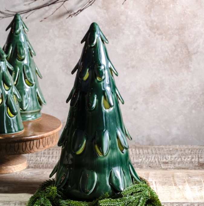 Dark Green Stone Tree