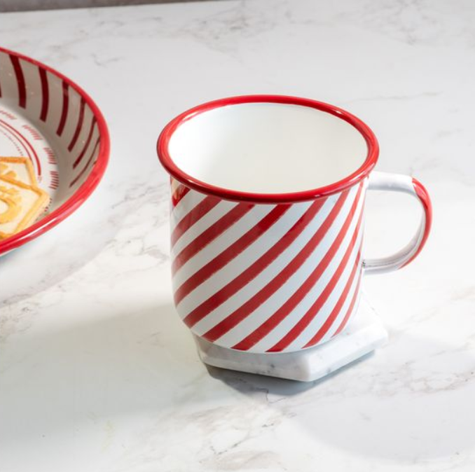Peppermint Stripe Mug