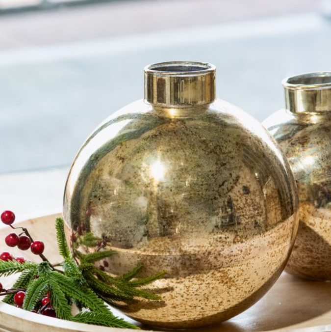 Gold Ball Vase