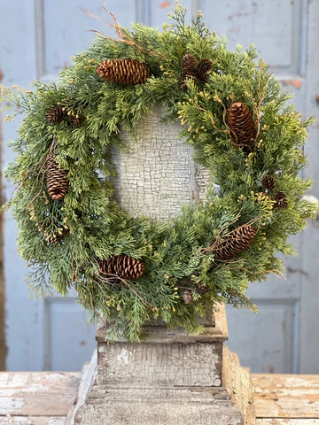 Steadfast Cedar Wreath