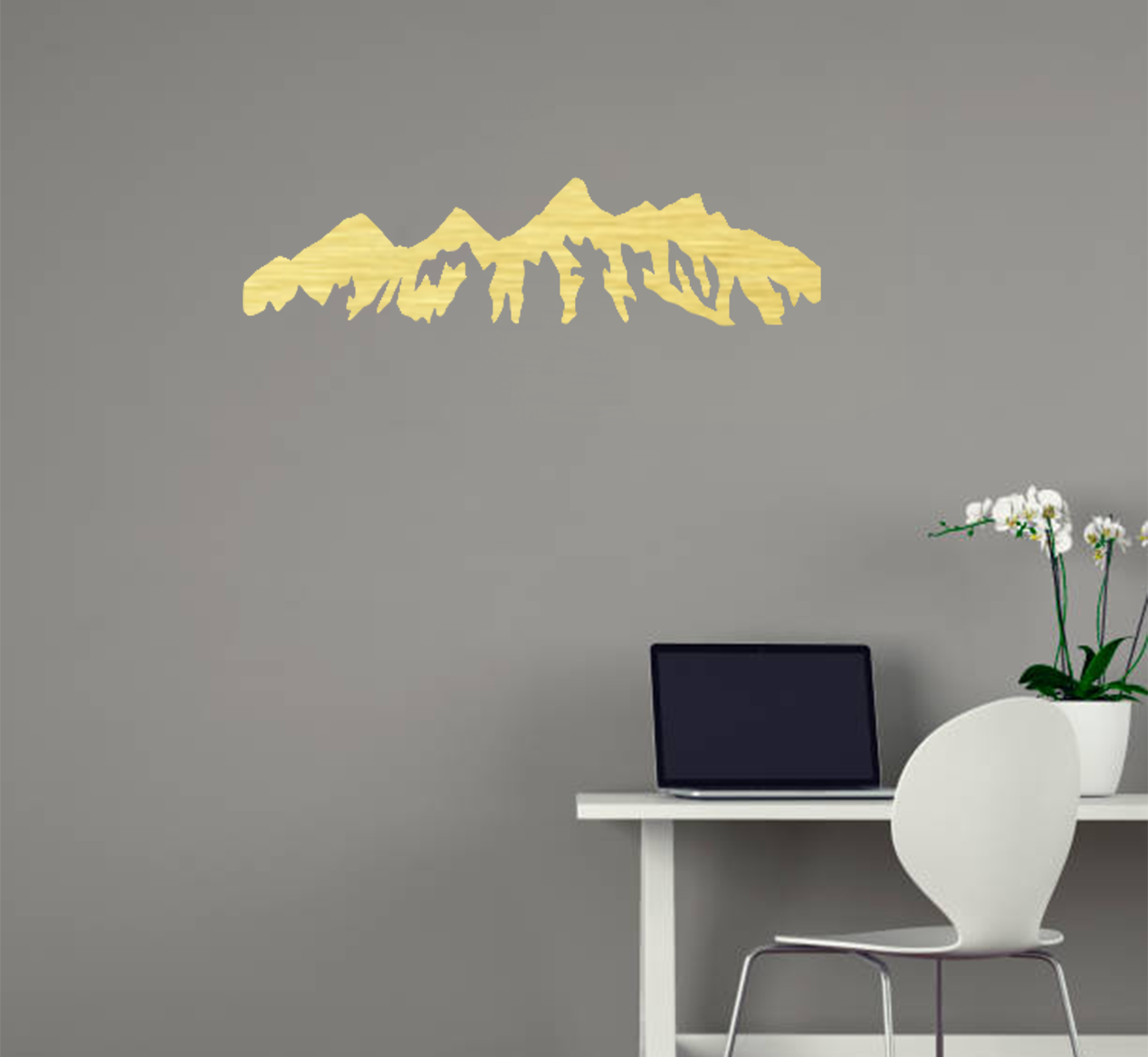 Teton Mountain Range - Metal Wall Art