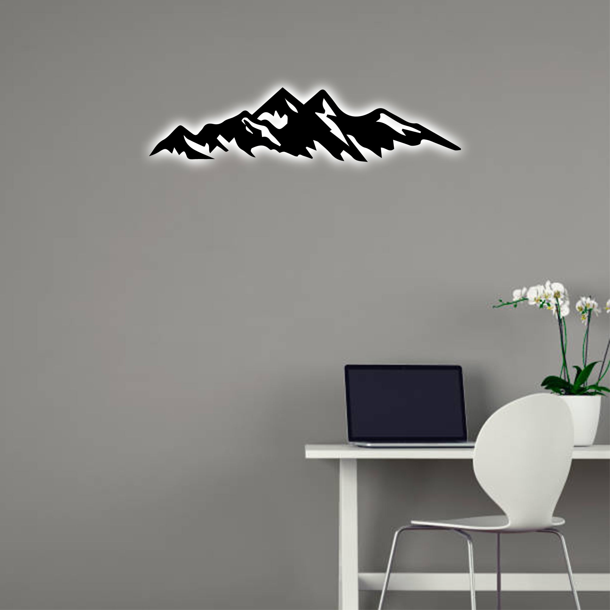 Mountains - Metal Wall Art