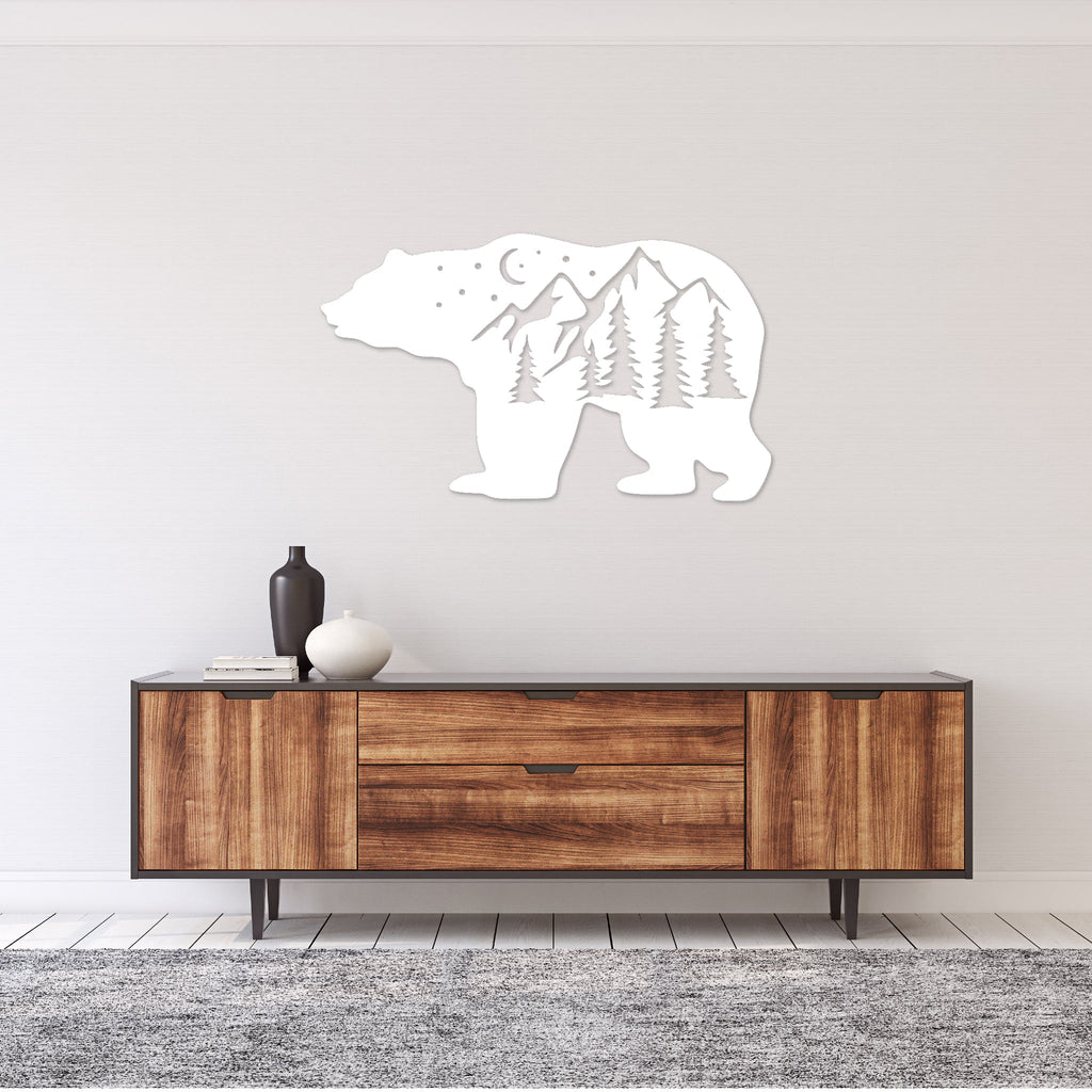 Big Bear - Metal Wall Art