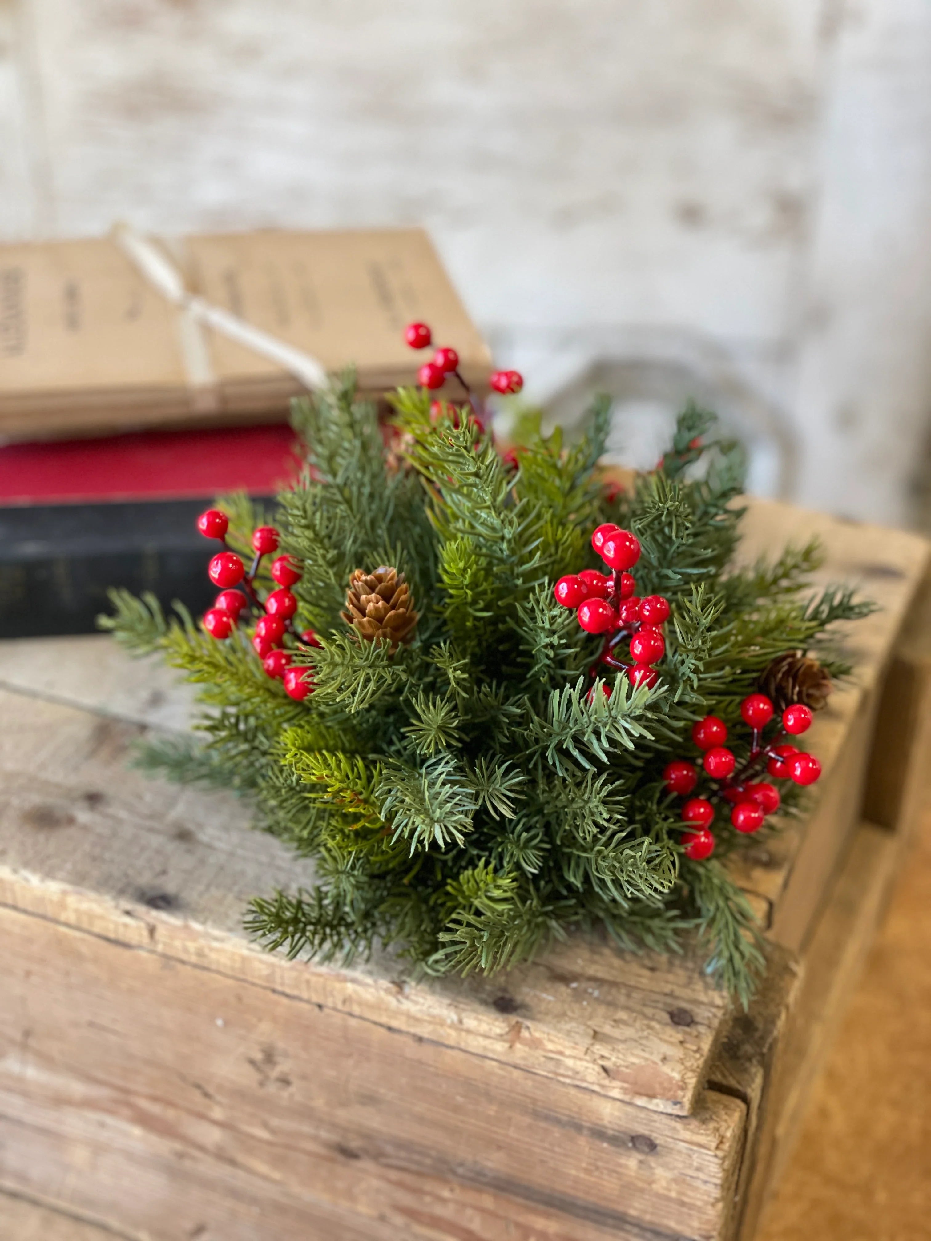White Spruce + Berries Orb