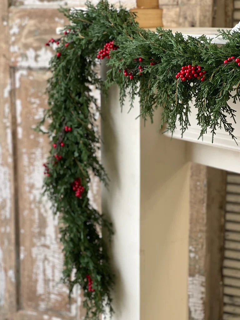 Emerald Falls + Berry Garland