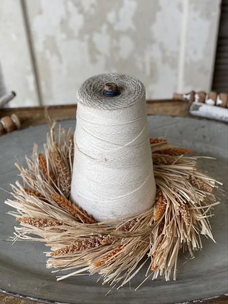 Millet Grass Candle Ring