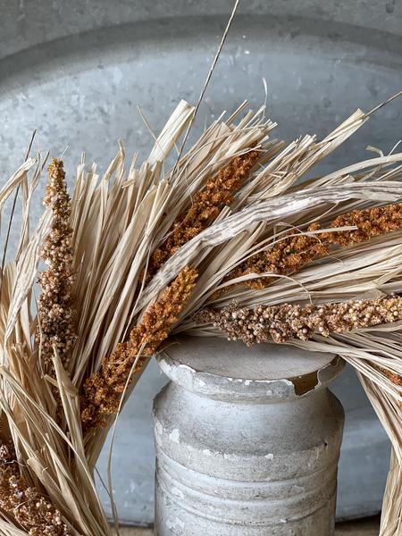 Millet Grass Candle Ring