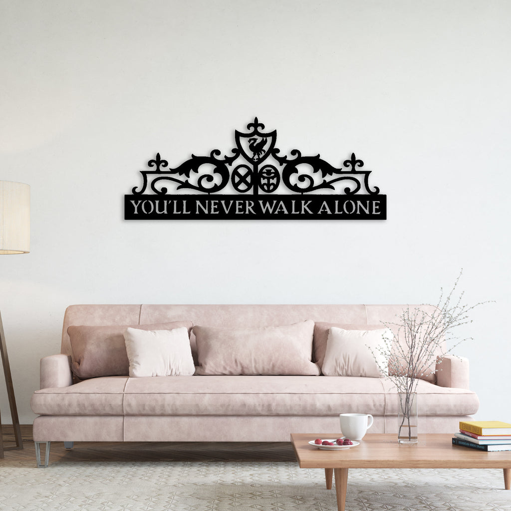 Liverpool - You'll Never Walk Alone - Metal Wall Art