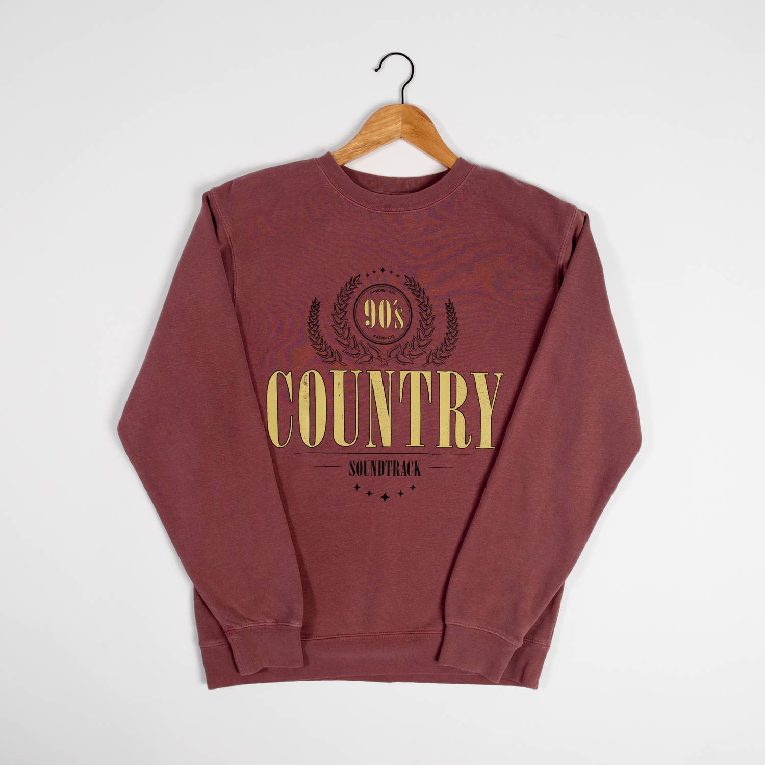 Graphic Western '90s Country Soundtrack' Crewneck