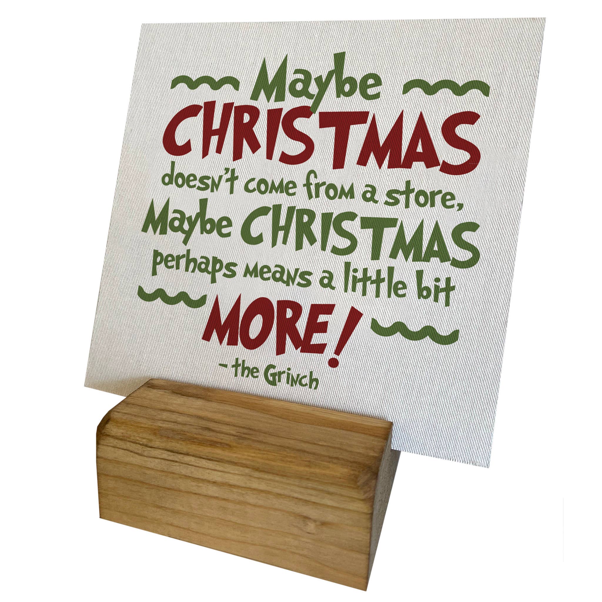 The Grinch Mini Canvas