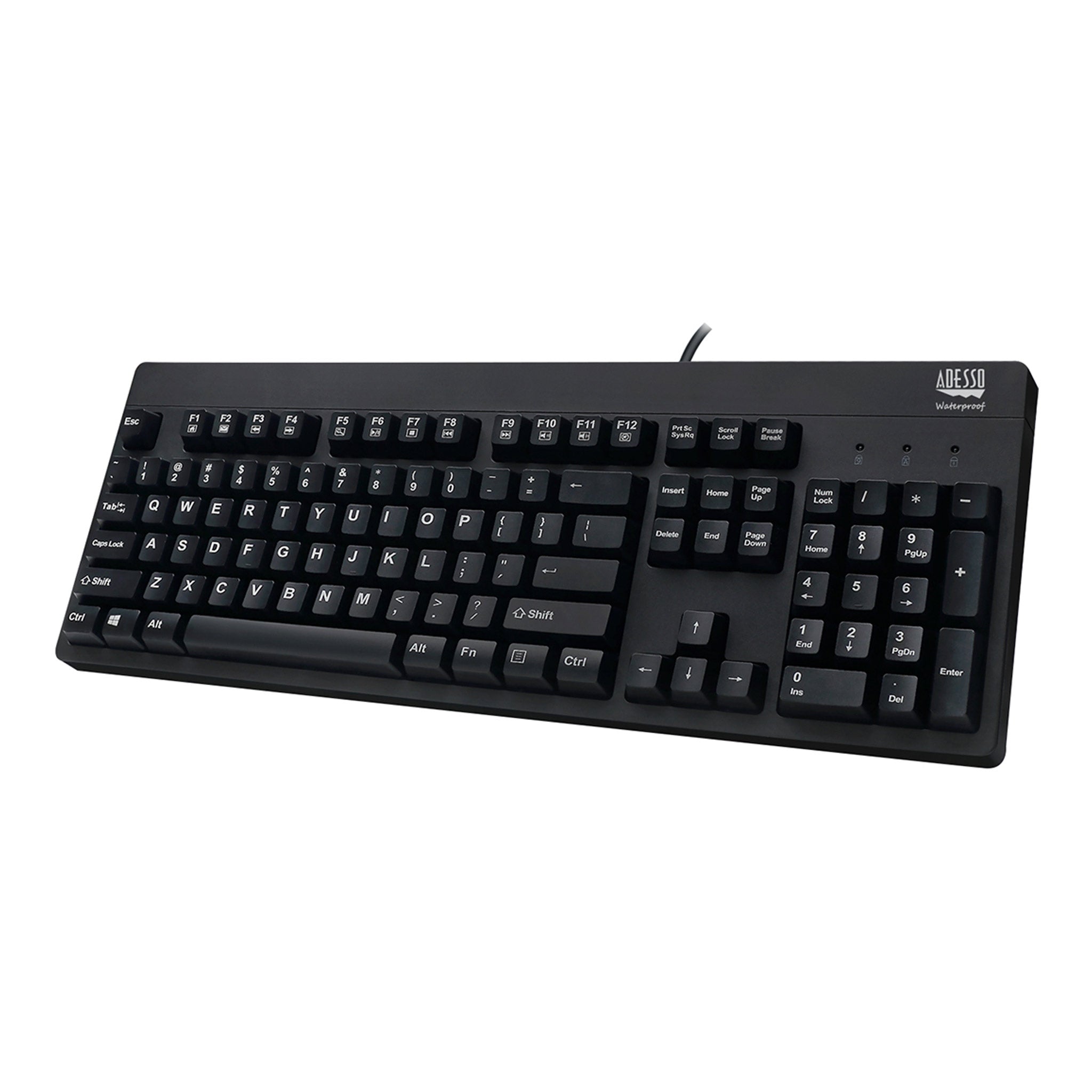Adesso AKB-630UB EasyTouch 630UB Antimicrobial Waterproof Keyboard
