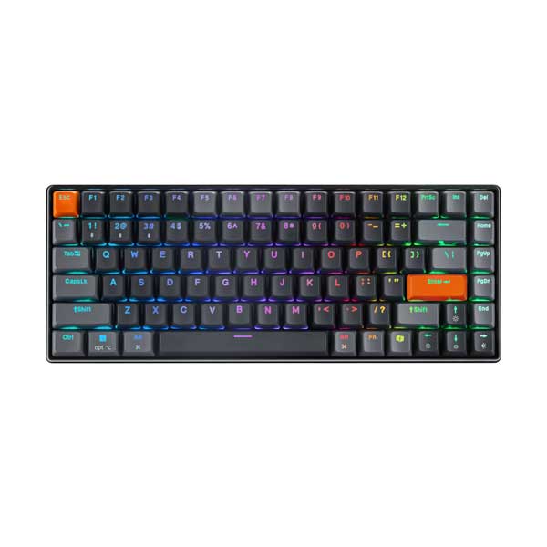 Adesso EasyTouch 1000 Wired/Wireless/Bluetooth Illuminated Mechanical VIA Mini Keyboard With CoPilot Ai Hotkey