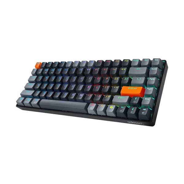 Adesso EasyTouch 1000 Wired/Wireless/Bluetooth Illuminated Mechanical VIA Mini Keyboard With CoPilot Ai Hotkey