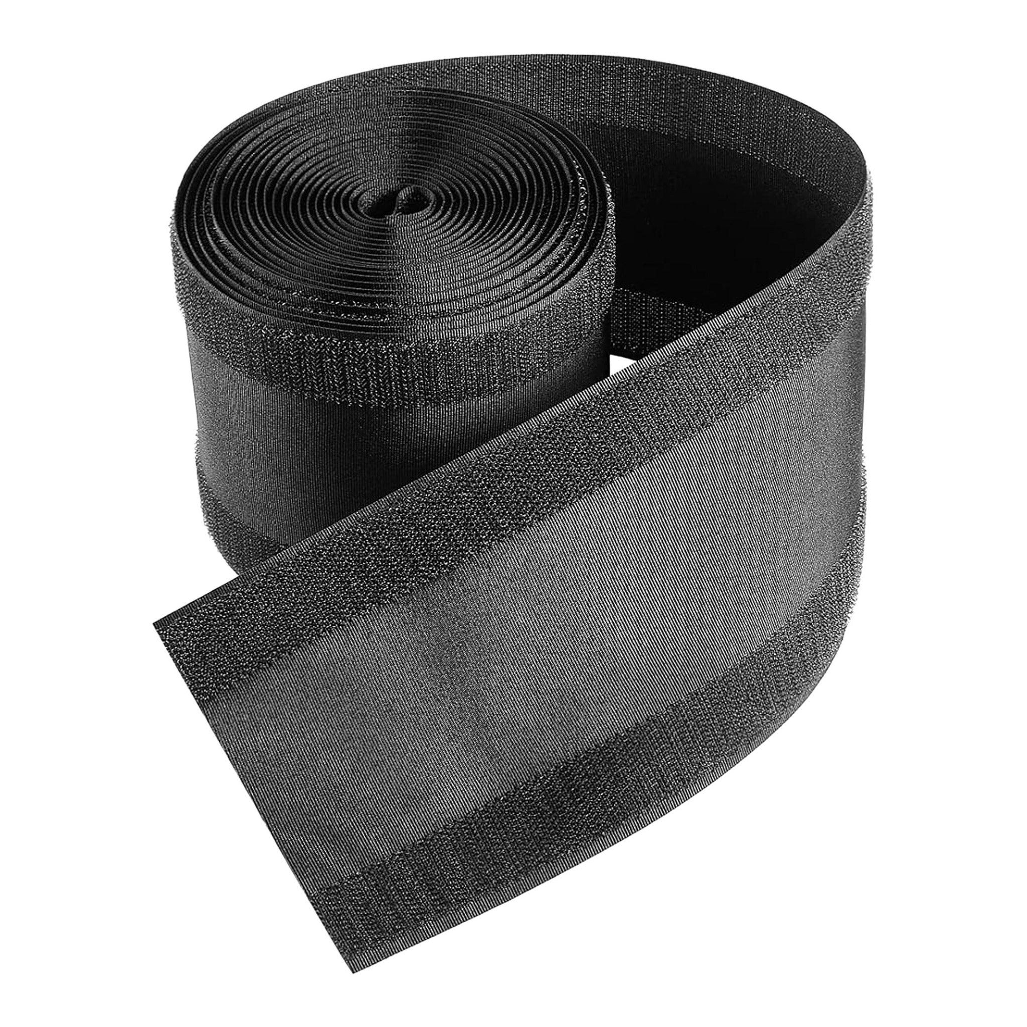 Altex Preferred MFG 1-Roll Velcro Cable Floor Protector for Carpet - 4in x 15ft - Black